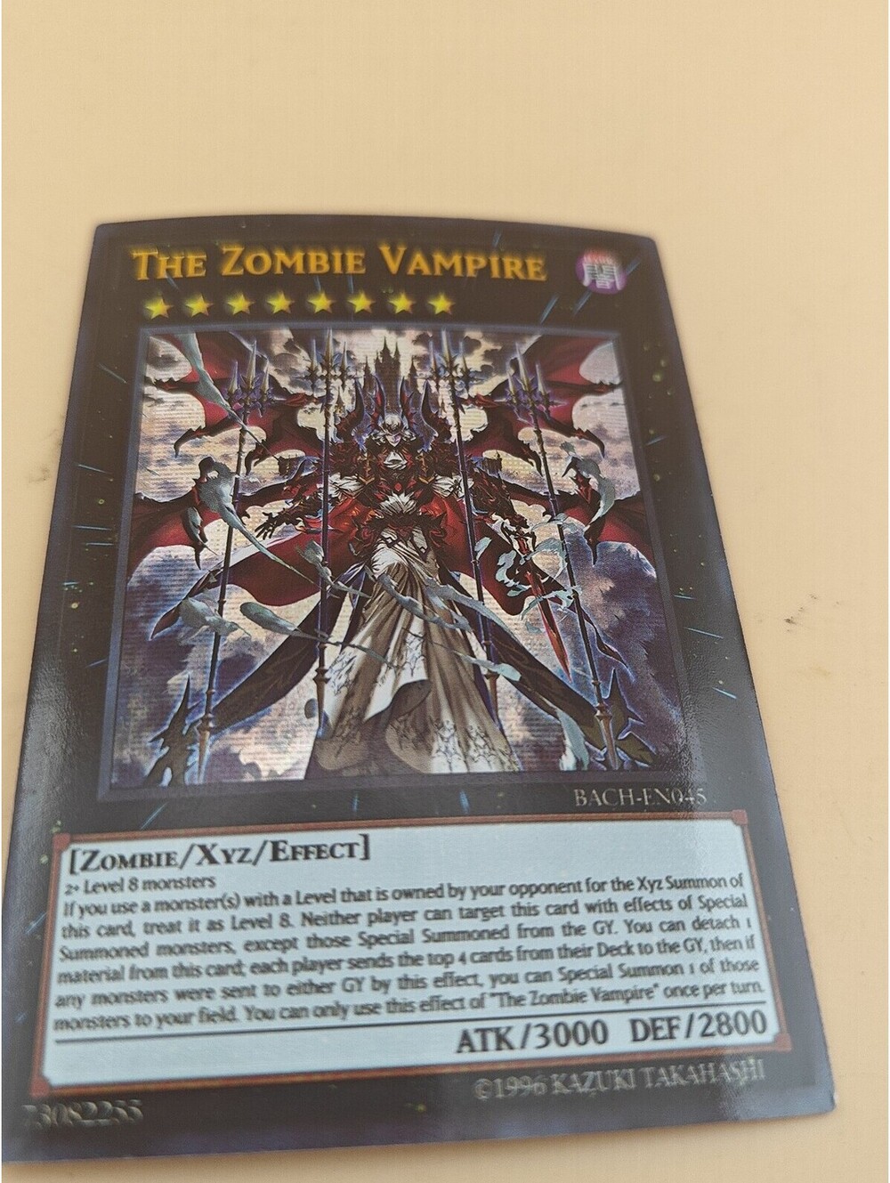 Yu-Gi-Oh! The Zombie Vampire BACH-EN045 Secret Rare